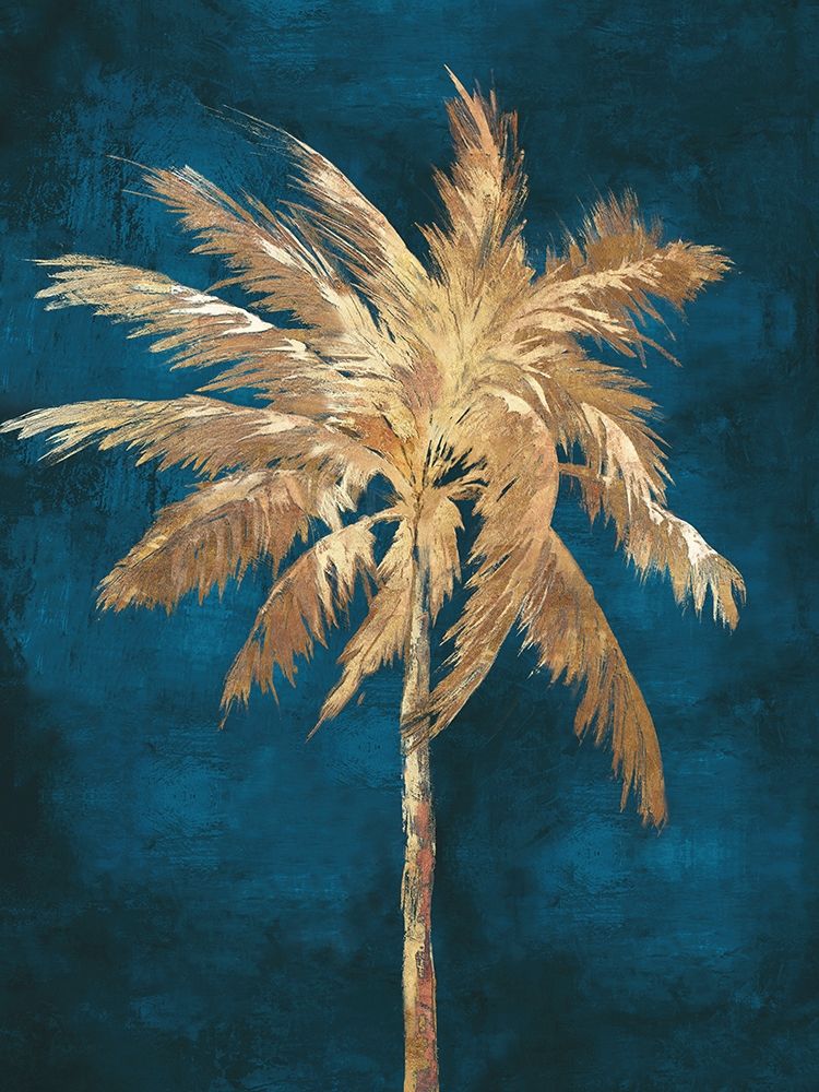 Golden Night Palm art print by Eva Watts for $57.95 CAD