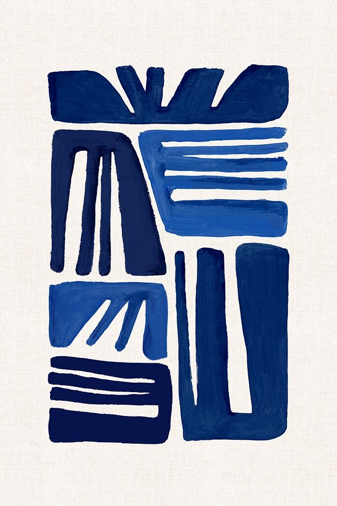 Indigo Form I art print by Eva Watts for $57.95 CAD