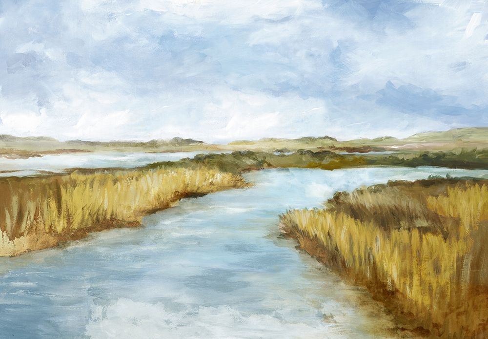 Distance Marshland art print by Eva Watts for $57.95 CAD