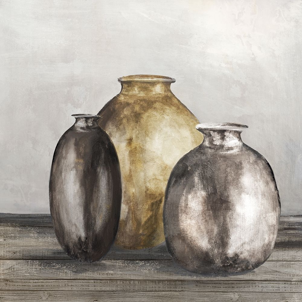 Golden Urnes II art print by Eva Watts for $57.95 CAD