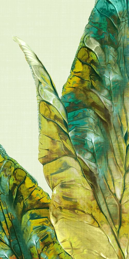 Tropical Green Leaves I art print by Eva Watts for $57.95 CAD