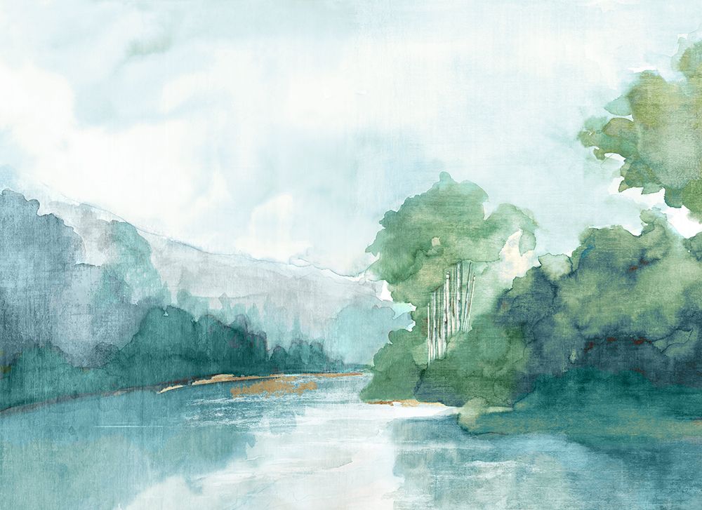 Fall Nature Blue Version art print by Eva Watts for $57.95 CAD
