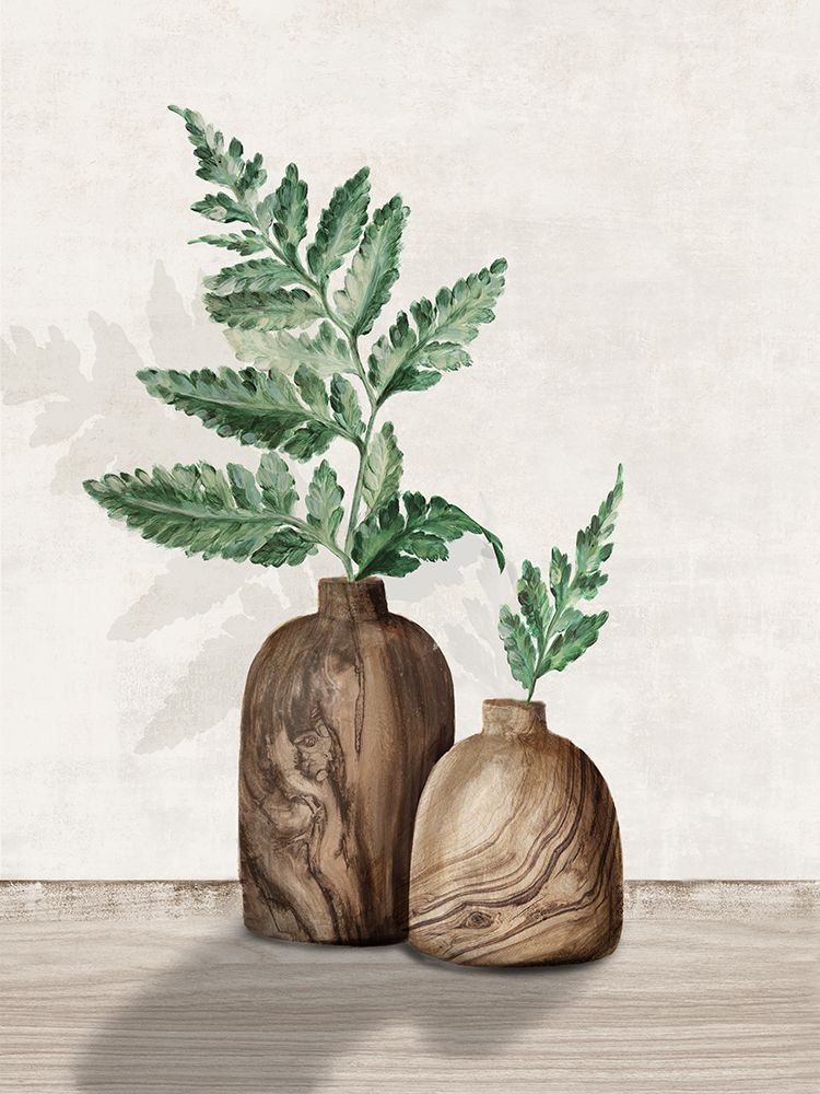 Fern and Wood I art print by Eva Watts for $57.95 CAD