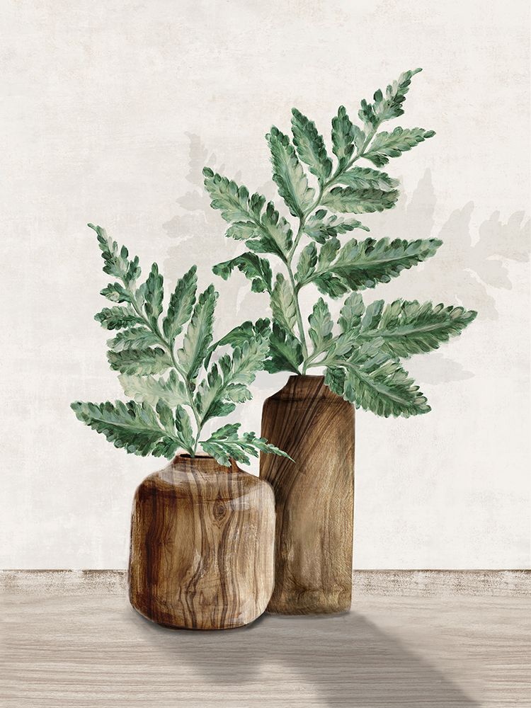 Fern and Wood II art print by Eva Watts for $57.95 CAD