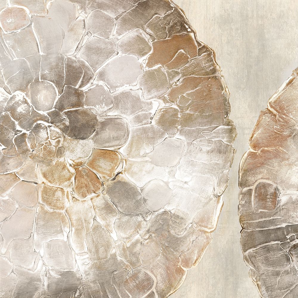 Golden Medallions I art print by Eva Watts for $57.95 CAD