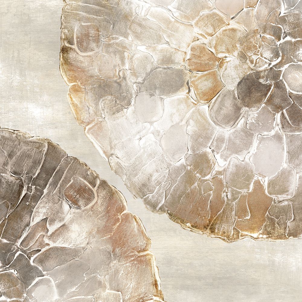 Golden Medallions II art print by Eva Watts for $57.95 CAD