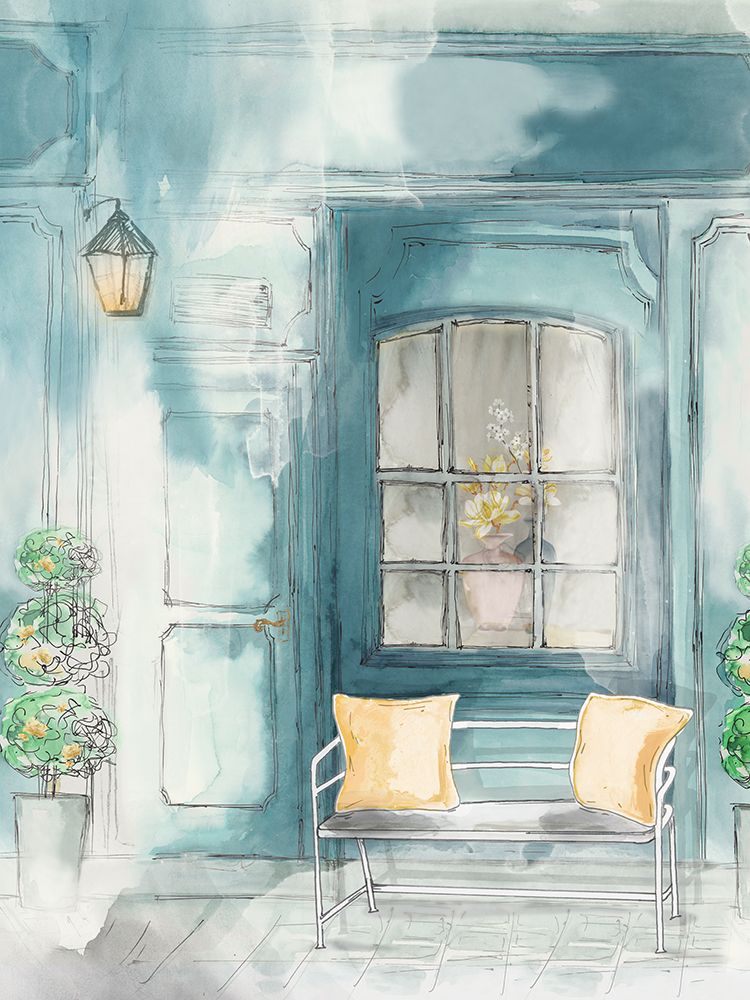 Cafe I art print by Eva Watts for $57.95 CAD