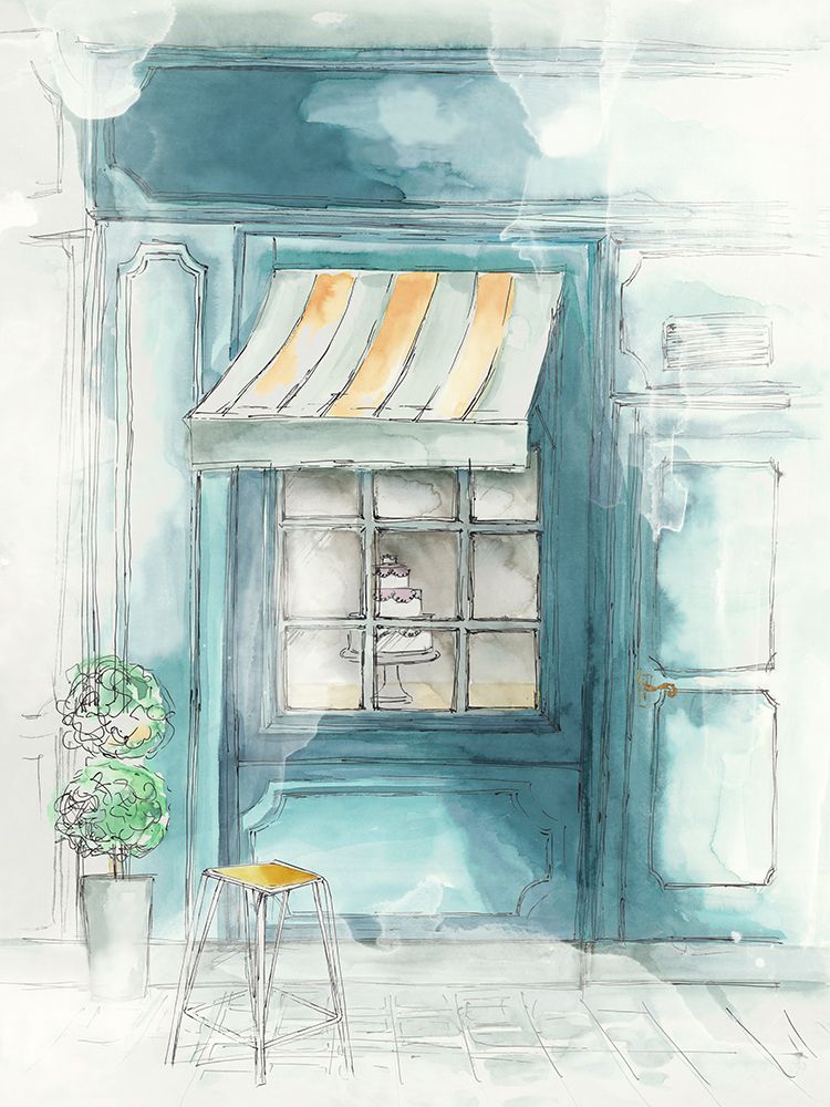 Cafe II art print by Eva Watts for $57.95 CAD