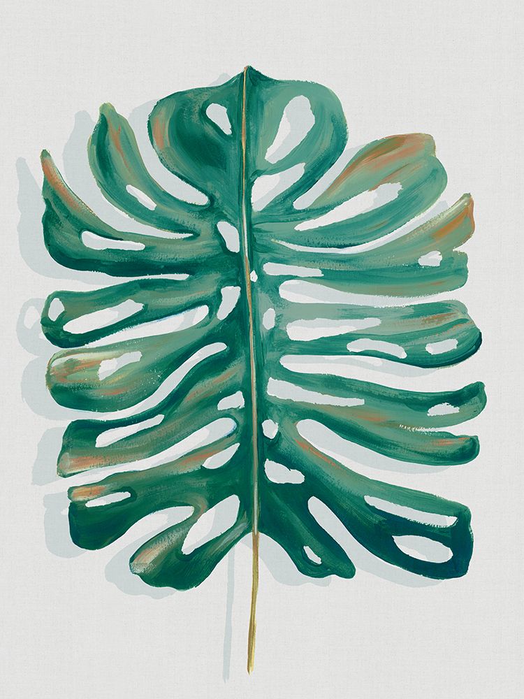 Modern Tropic Leaf II art print by Eva Watts for $57.95 CAD