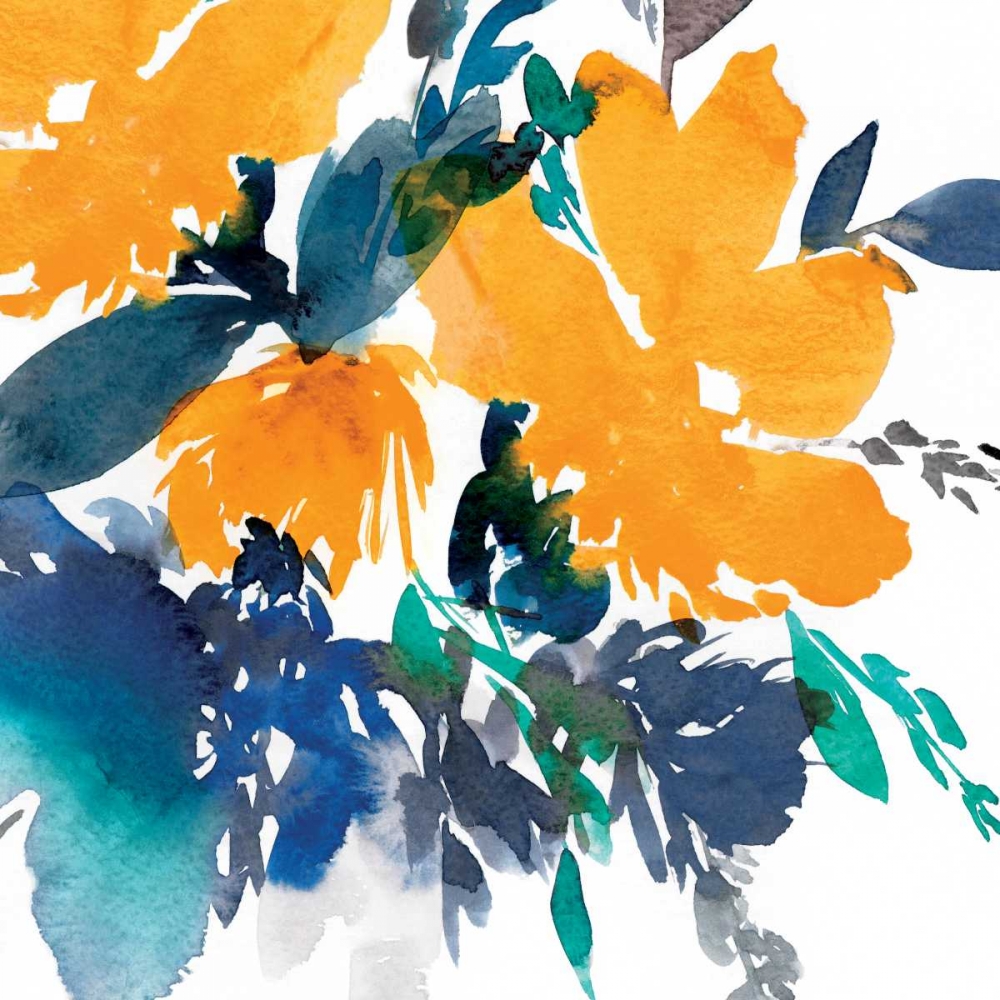 Indigo Flower I art print by Isabelle Z for $57.95 CAD