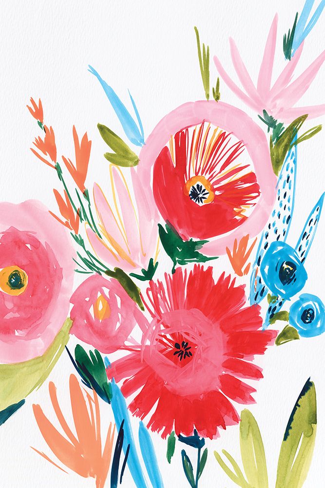 Vermelho I art print by Isabelle Z for $57.95 CAD