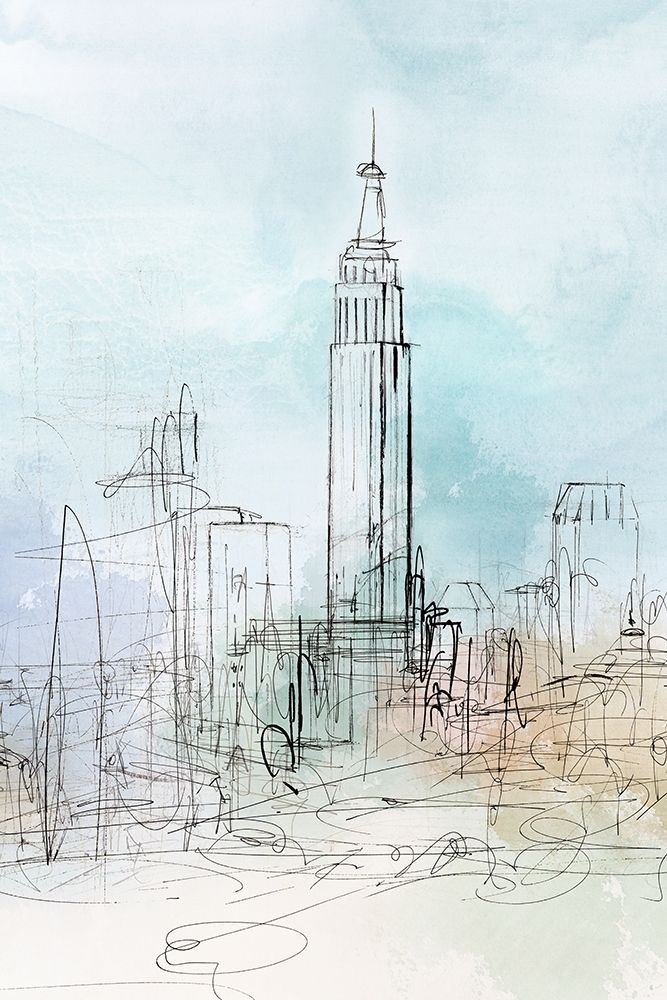 Blue London art print by Isabelle Z for $57.95 CAD