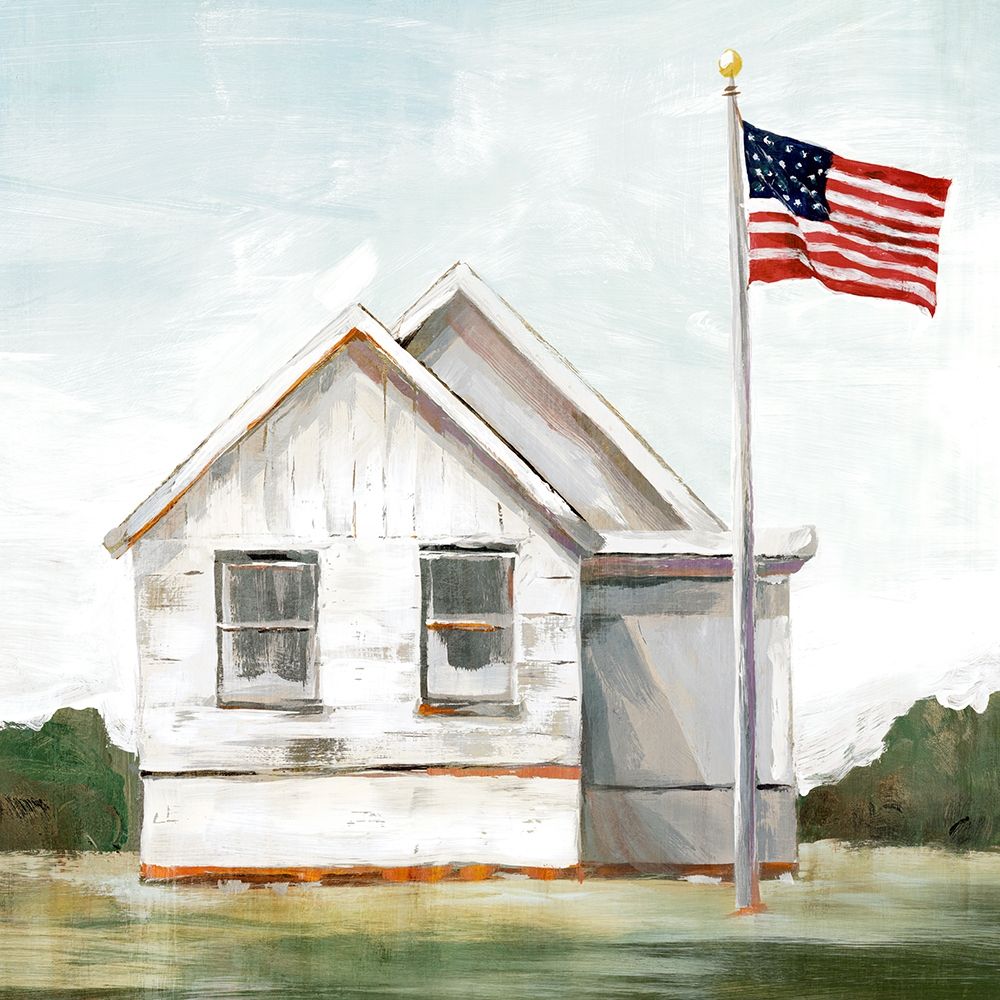 American Flag art print by Isabelle Z for $57.95 CAD