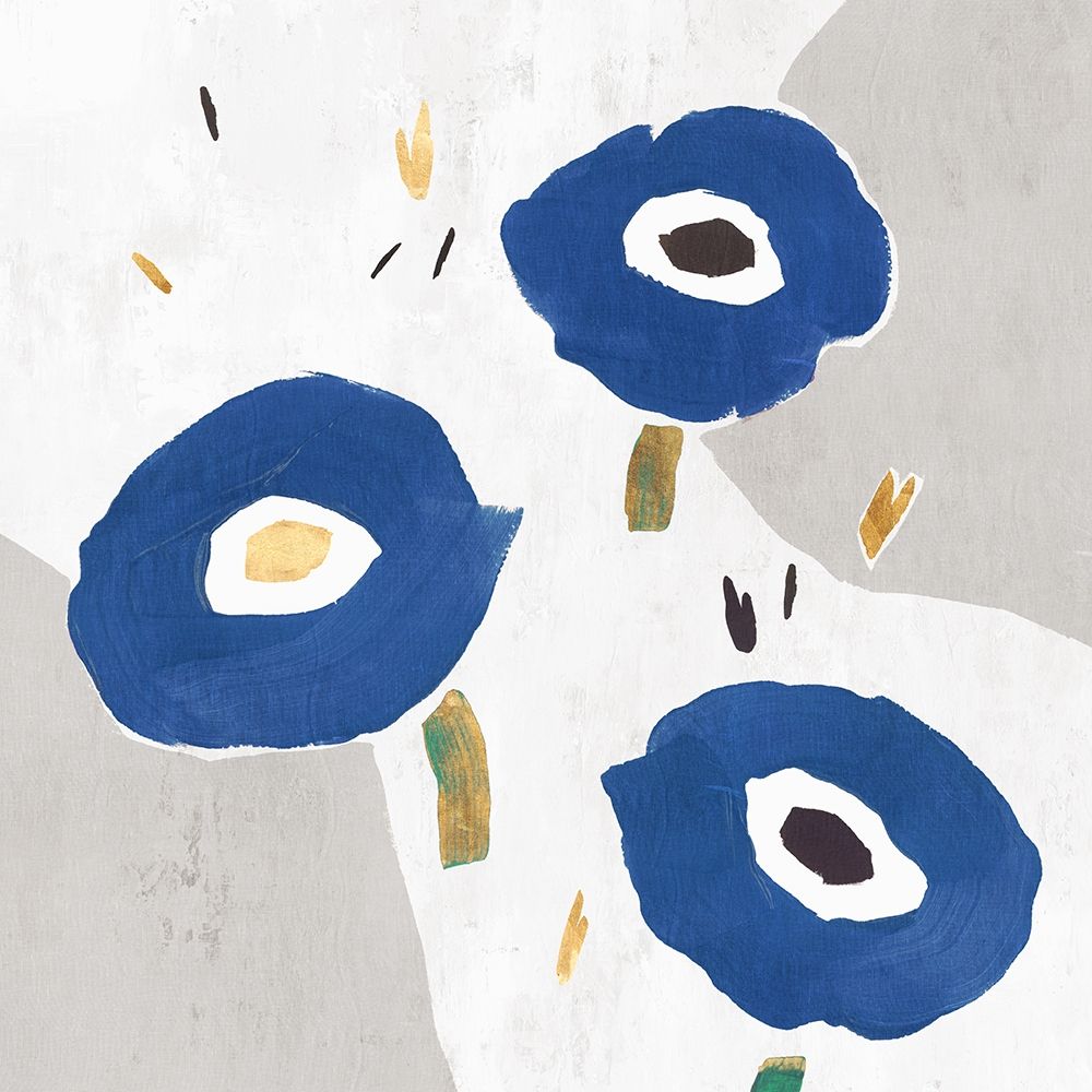 Blue Cluster I art print by Isabelle Z for $57.95 CAD