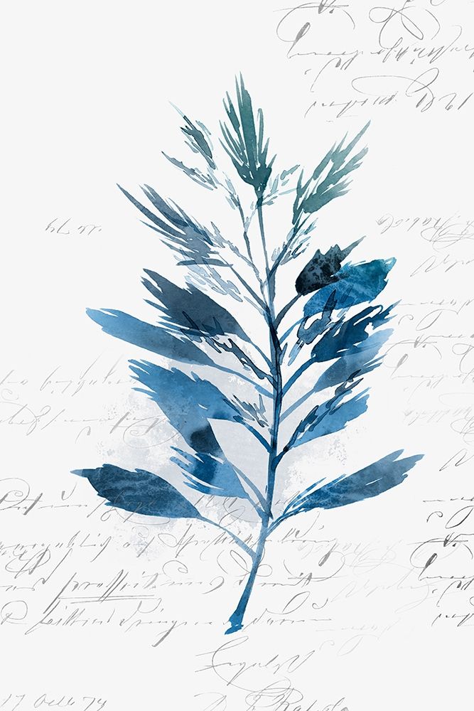 Botanical Blue II art print by Isabelle Z for $57.95 CAD