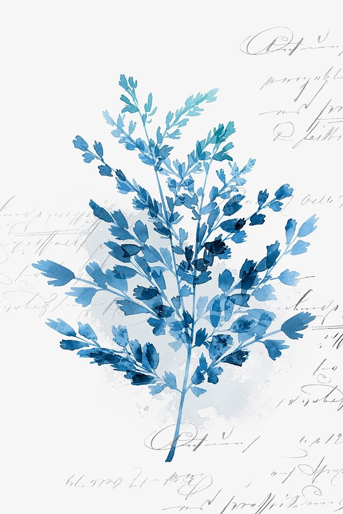 Botanical Blue III art print by Isabelle Z for $57.95 CAD