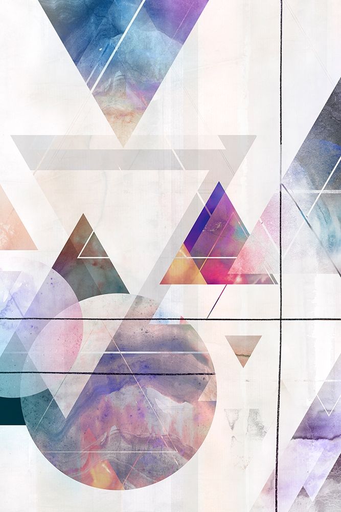 Kaleidescope Shapes II art print by Isabelle Z for $57.95 CAD
