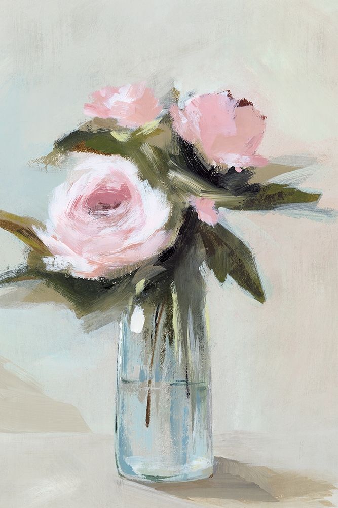 Peonies in a Vase I art print by Isabelle Z for $57.95 CAD