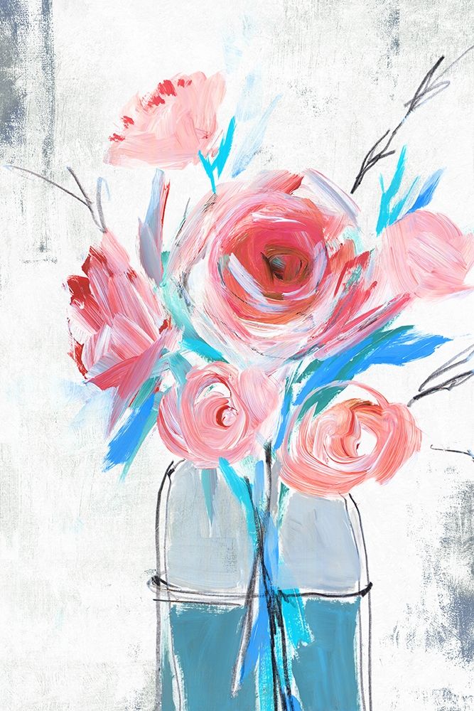 Blue Vase I art print by Isabelle Z for $57.95 CAD