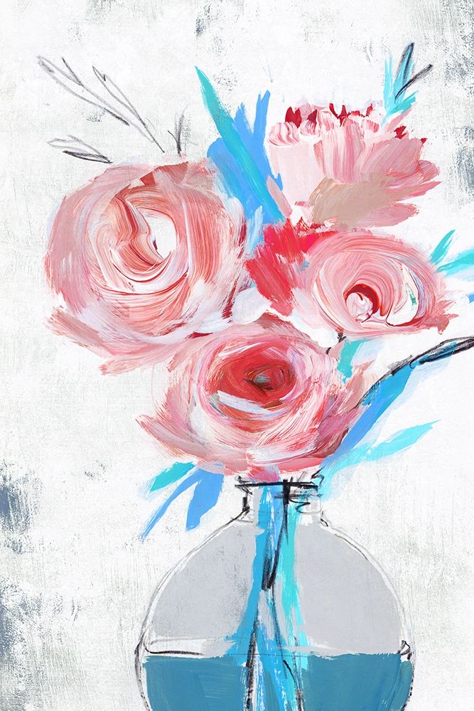 Blue Vase II art print by Isabelle Z for $57.95 CAD
