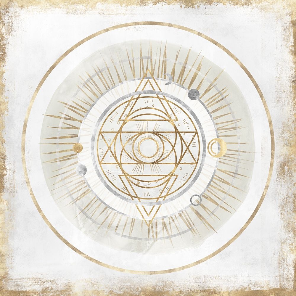 Golden Galaxy III art print by Isabelle Z for $57.95 CAD
