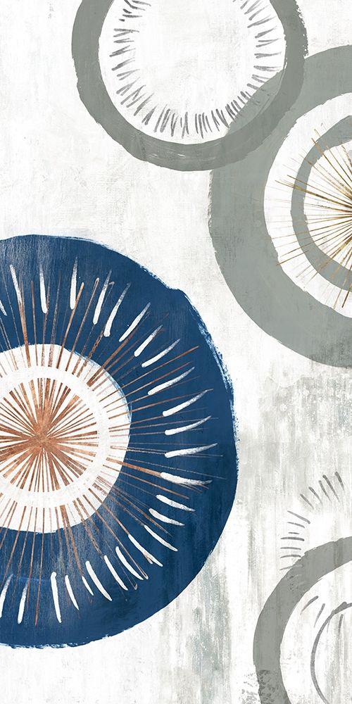 Blue Spheres I art print by Isabelle Z for $57.95 CAD