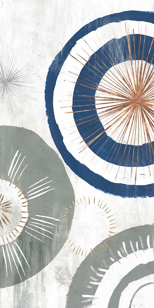 Blue Spheres II art print by Isabelle Z for $57.95 CAD