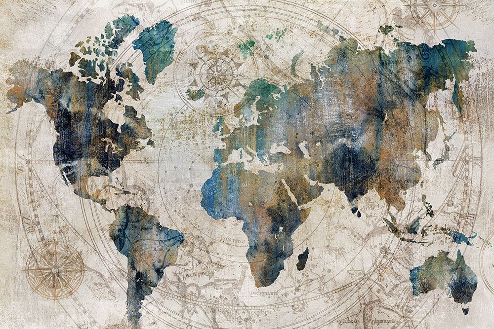 Celestial Map art print by Isabelle Z for $57.95 CAD