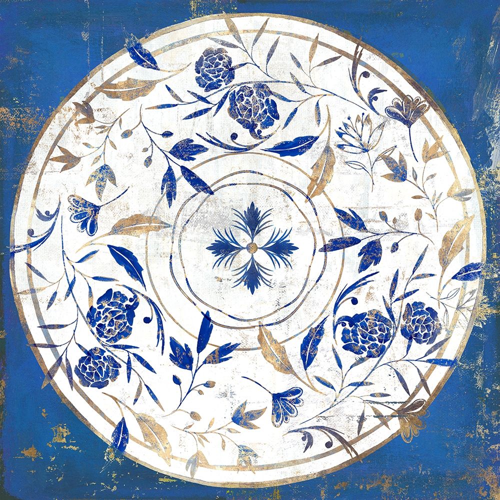 Indgio Porcelain Tile II art print by Isabelle Z for $57.95 CAD