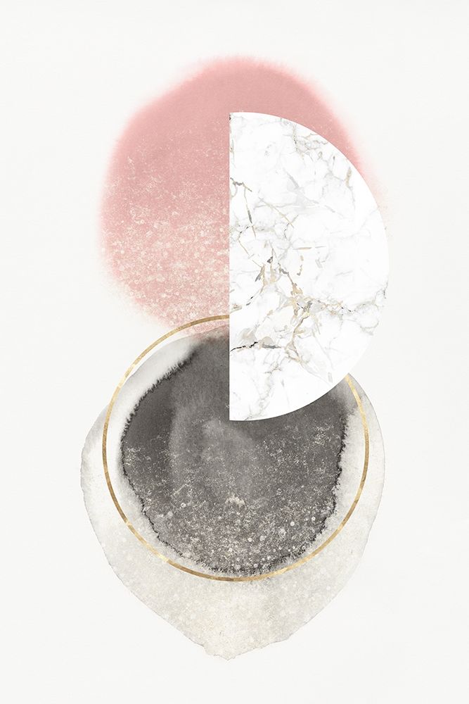 Blushing Geo I art print by Isabelle Z for $57.95 CAD