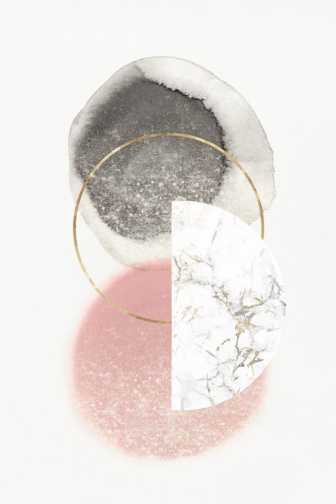 Blushing Geo II art print by Isabelle Z for $57.95 CAD