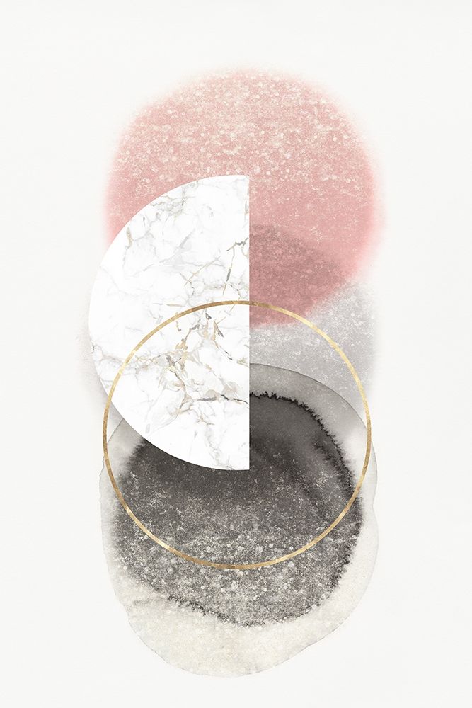Blushing Geo III art print by Isabelle Z for $57.95 CAD
