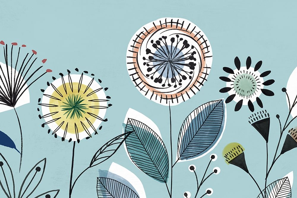 Scandi Florals I art print by Isabelle Z for $57.95 CAD