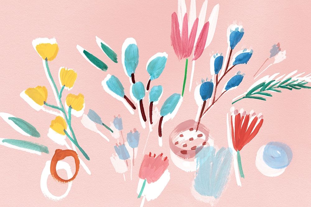 Flowing Florals art print by Isabelle Z for $57.95 CAD