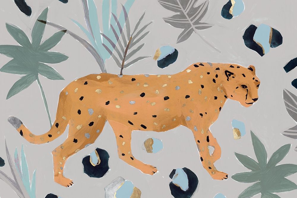 Walking Cheetah I art print by Isabelle Z for $57.95 CAD