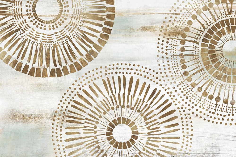 Golden Circus I art print by Isabelle Z for $57.95 CAD