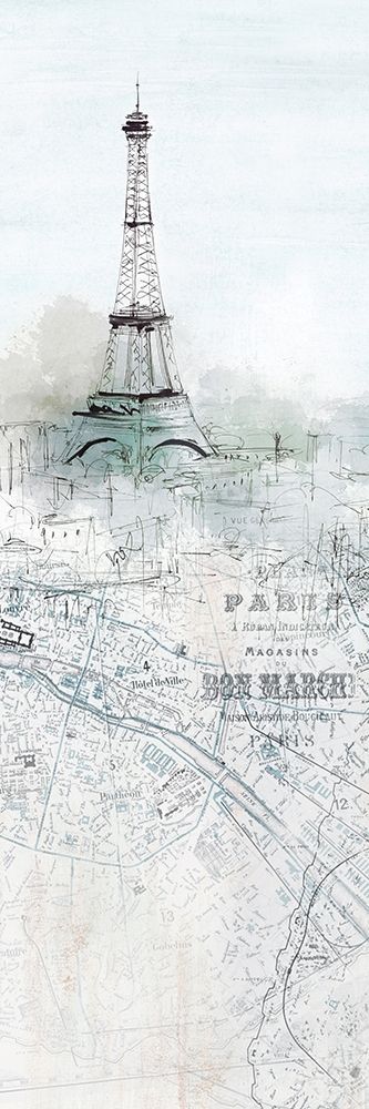 Soir De Paris I art print by Isabelle Z for $57.95 CAD