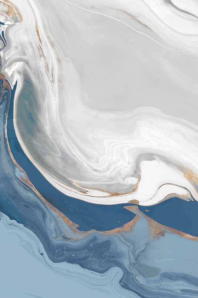 Blue Velour I art print by Isabelle Z for $57.95 CAD