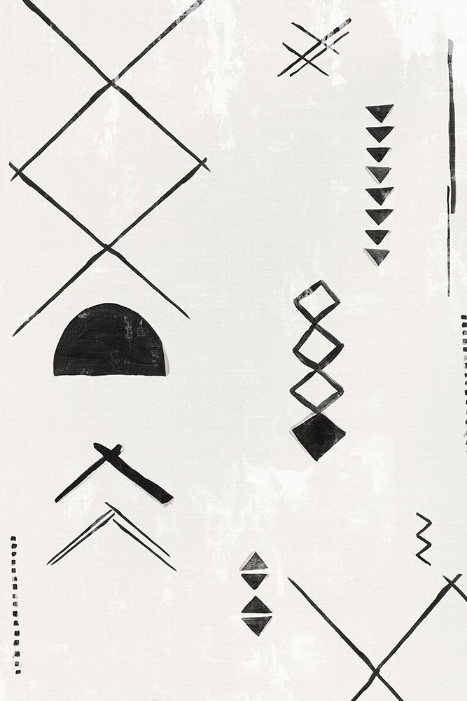 African Motifs II art print by Isabelle Z for $57.95 CAD