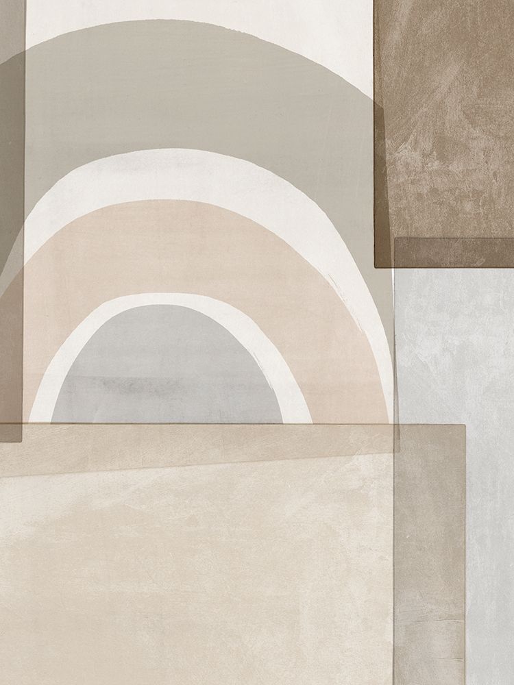 Beige Color Blocks art print by Isabelle Z for $57.95 CAD