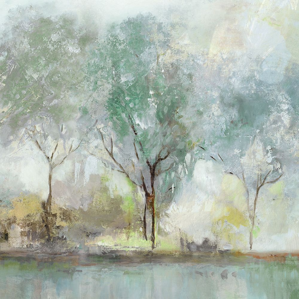 Teal Landscape art print by Isabelle Z for $57.95 CAD