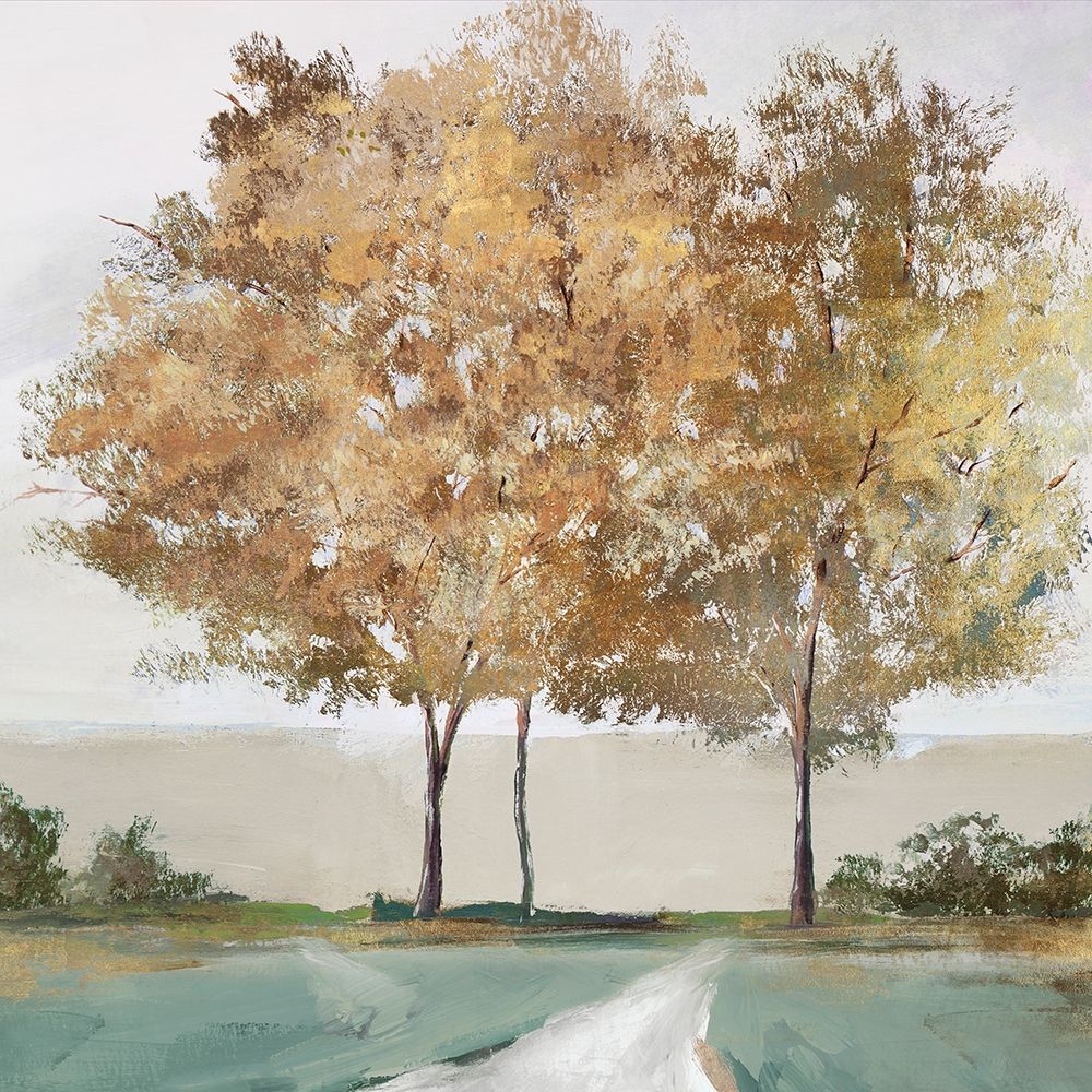 Golden Forest Shimmer art print by Isabelle Z for $57.95 CAD