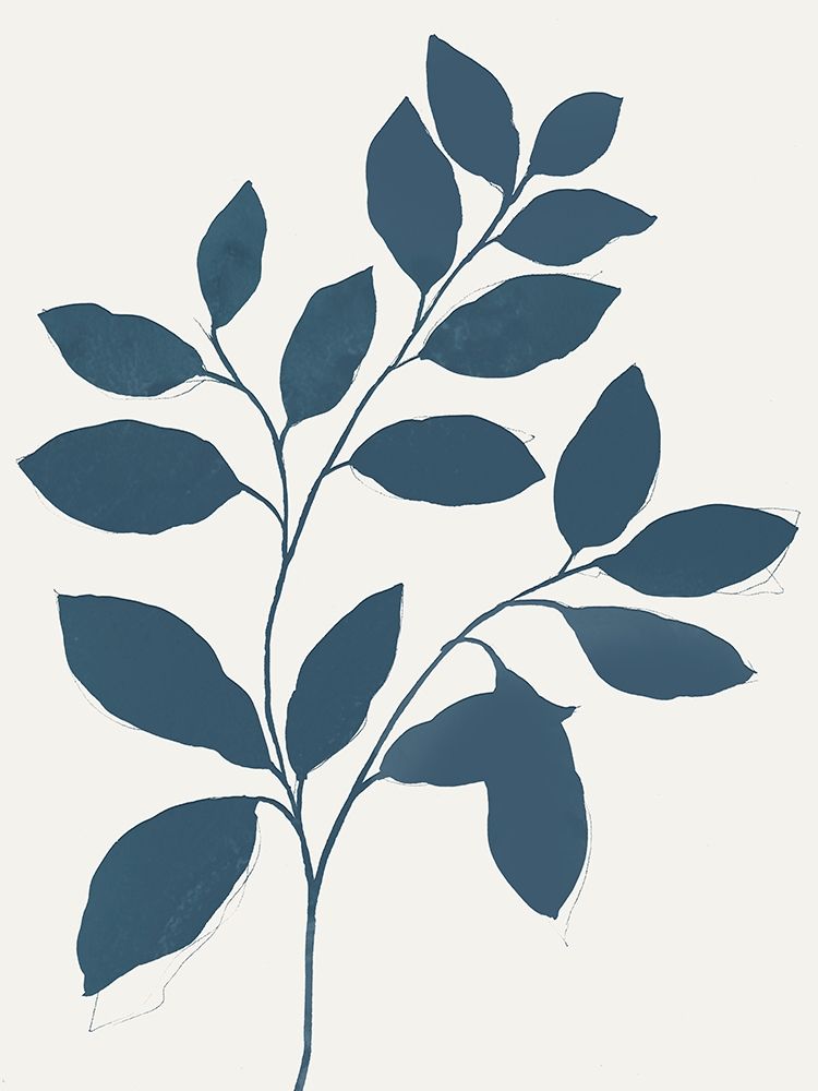 Blue Twig I art print by Isabelle Z for $57.95 CAD