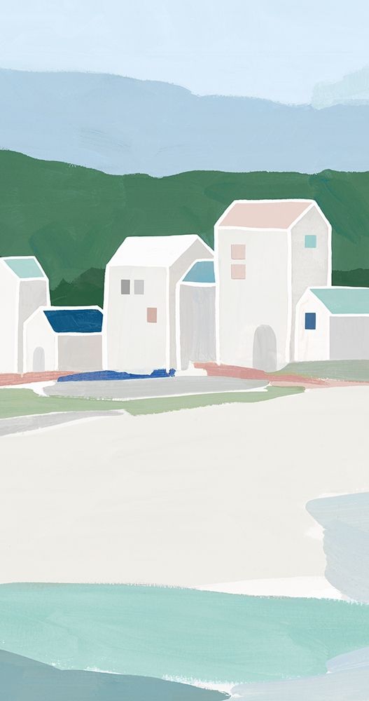 Little Town I art print by Isabelle Z for $57.95 CAD