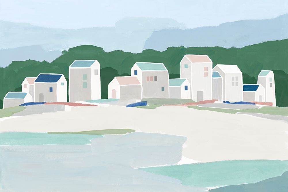 Little Town III art print by Isabelle Z for $57.95 CAD