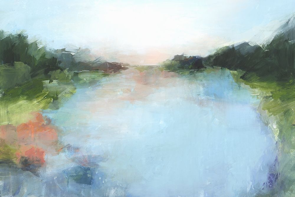 Emerald Lake I art print by Isabelle Z for $57.95 CAD