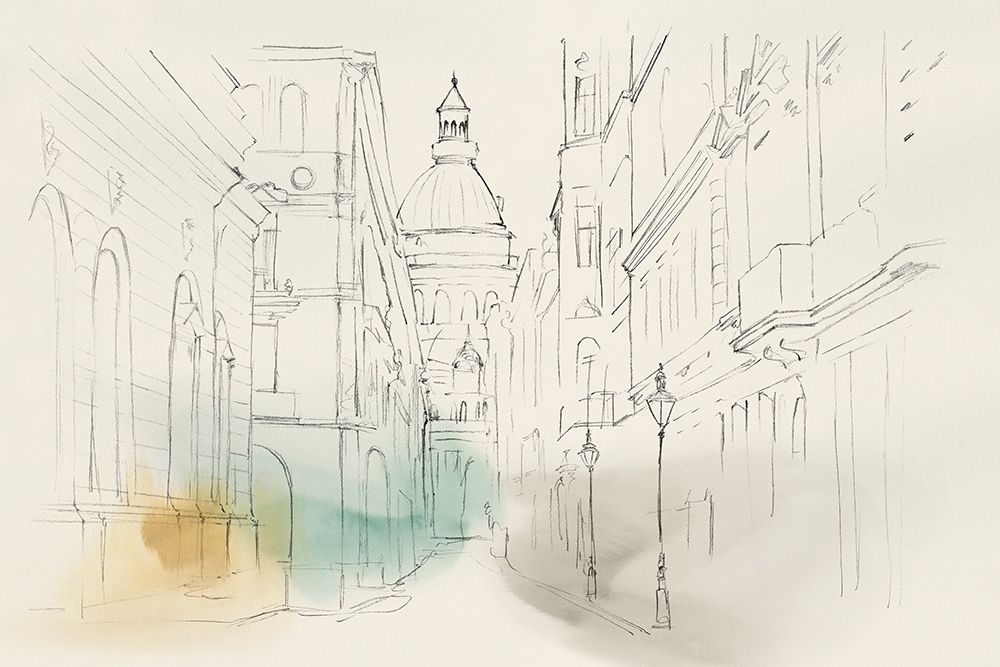 City Sketches I art print by Isabelle Z for $57.95 CAD