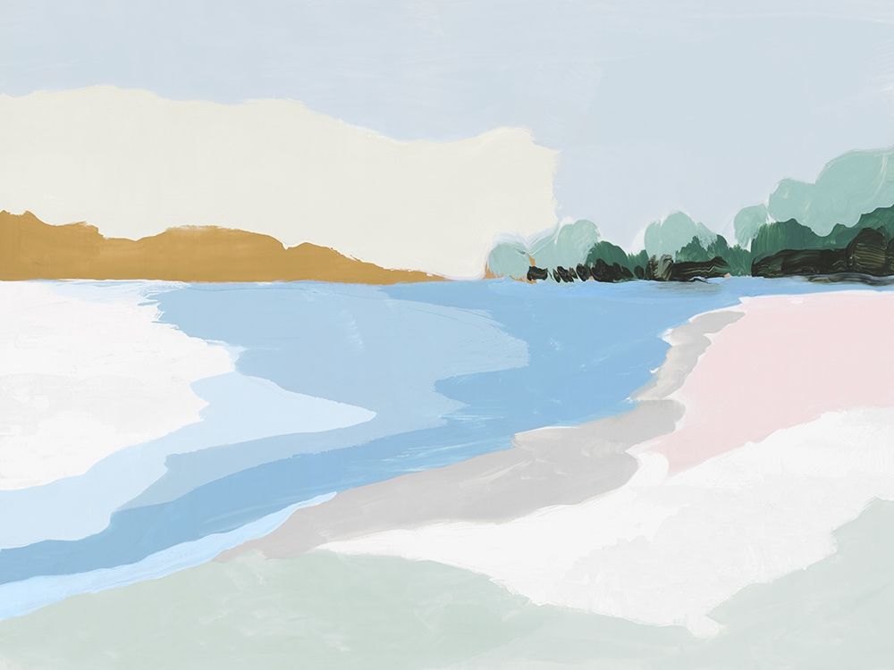 Soft Coastal I art print by Isabelle Z for $57.95 CAD