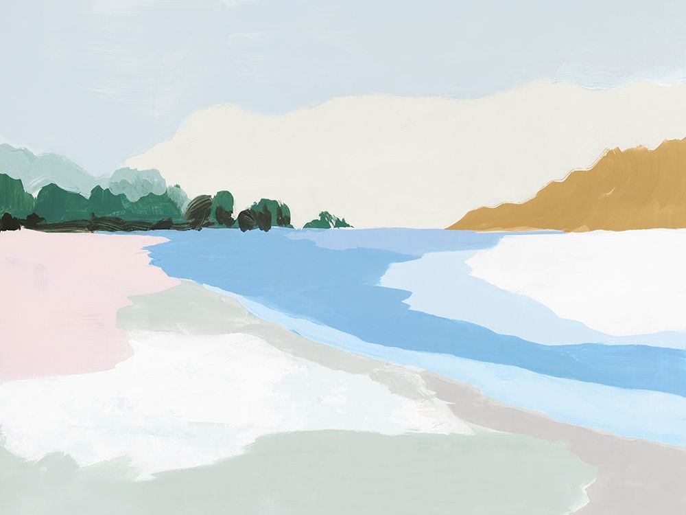 Soft Coastal II art print by Isabelle Z for $57.95 CAD