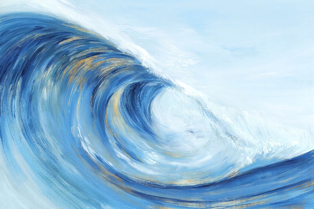 Wave Curl I art print by Isabelle Z for $57.95 CAD